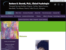 Tablet Screenshot of barbarashostakphd.com